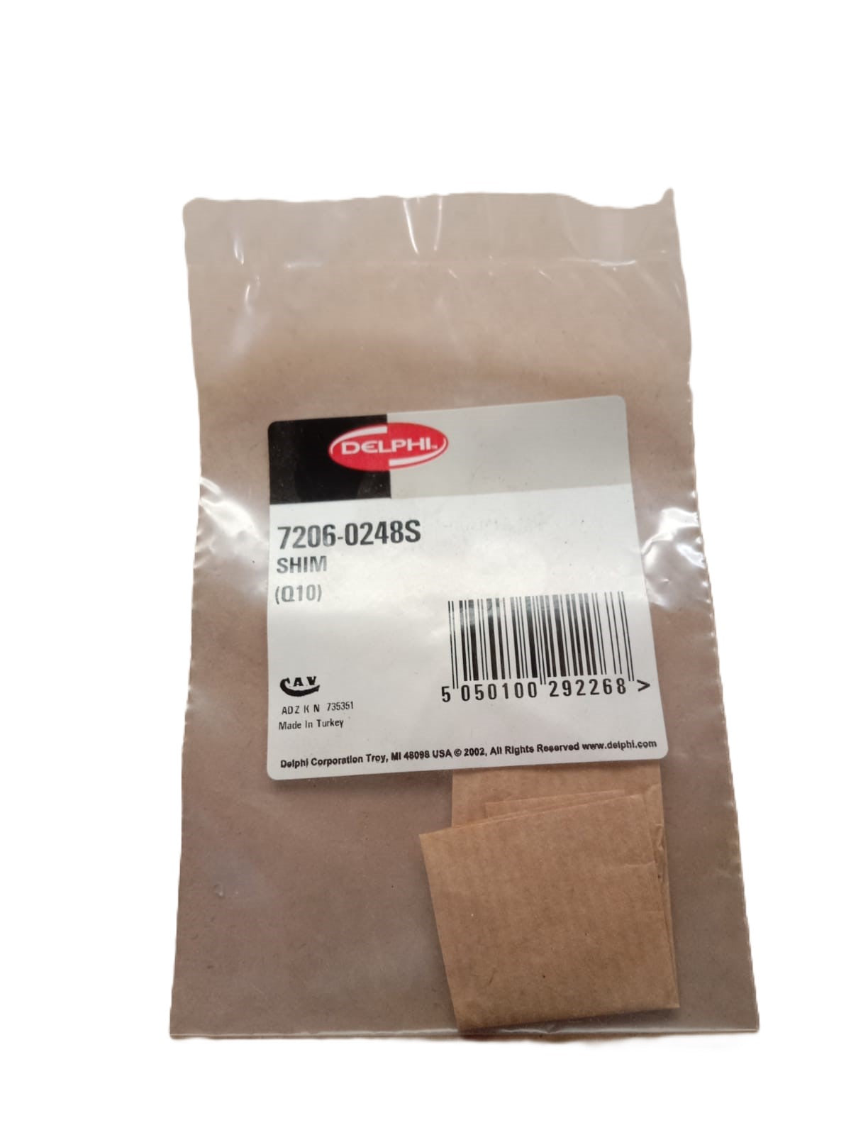 GENUINE DELPHI - 7206-0248S (Pck of 10)- SHIM