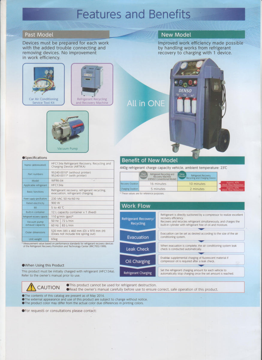 DENSO- AC RECOVERY MACHINE W PRINTER- Contact for Price!! – Auto Prime ...